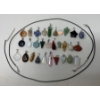 Image 1 : 30 Assorted Gemstone Healing Pendants 