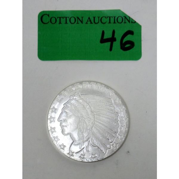 1 Oz .999 Silver Liberty Round 