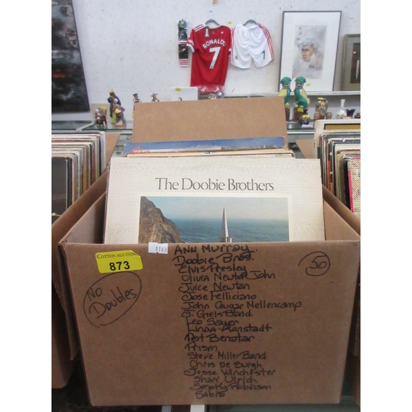 50 Vintage Vinyl LP Records - Most are 1960s & 70s