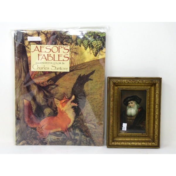 Aesop's Fables Illustrated by Charles Santore & Print