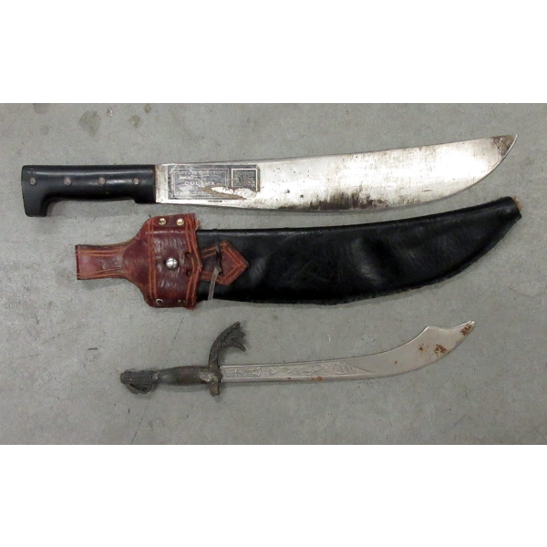Colima 14" Machete & Replica Knife with 10" Blade