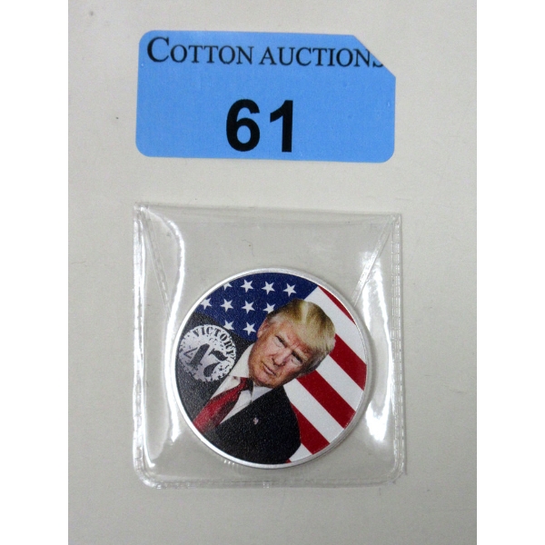 1 Oz .999 Silver 47th President Donald Trump Round 