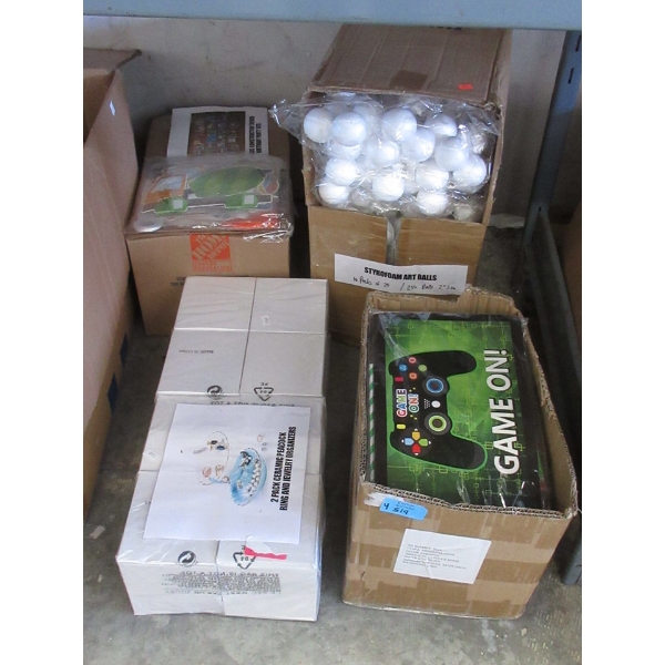 4 Box Lot of Assorted New Merchandise