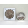 Image 2 : Two 1966 Canadian 80% Silver Dollar Coins