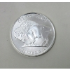 Image 2 : 1 Oz .999 Silver Indigenous/Buffalo Round 