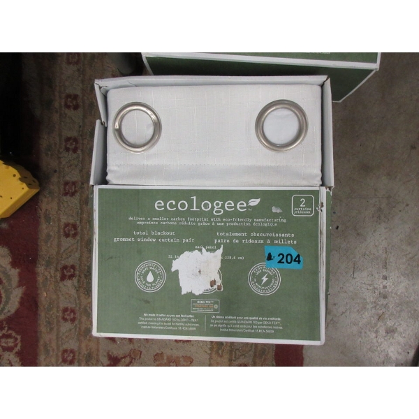 New Ecologee Pack of 2 Black-Out Curtain Panels