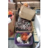 Image 1 : Tote & Huge Box of Halloween Decorations
