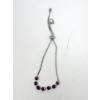 Image 2 : Multi-Amethyst Bolo Bracelet 