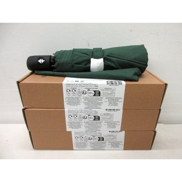 3 New Travel Umbrellas with Wind Vents - Green