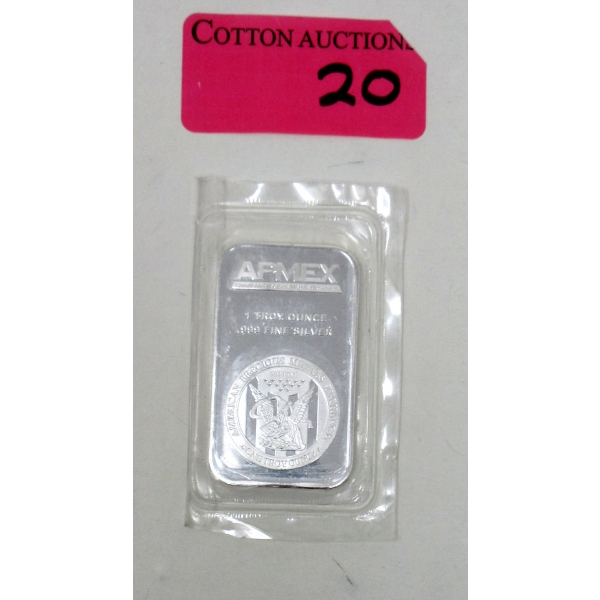 1 Oz .999 Silver American Precious Metals Exchange Bar 
