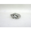 Image 1 : 3.2 CT Green Amethyst & Diamond Sterling Silver Ring