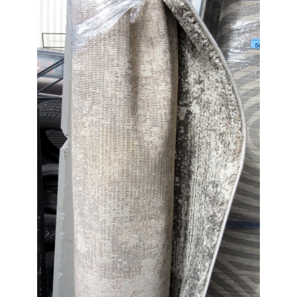 5' x 7'  Grey Speckled Low Pile Area Carpet 