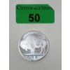 Image 1 : 1 Oz .999 Silver Indigenous People/Buffalo Round 