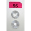 Image 1 : 2 x 1/2 Oz .999 Silver Sunshine Minting Rounds  