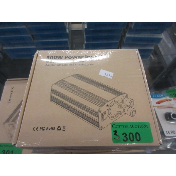 3 New 300W Power Inverters - Dual USB Ports