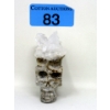 Image 1 : 701 Carat Granite & Crystal Hand-Carved Skull 