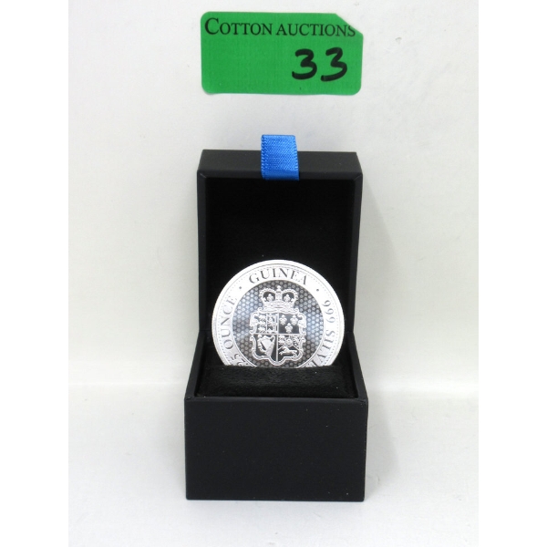 1.25 Oz .999 Silver 2023 Guinea Coin 
