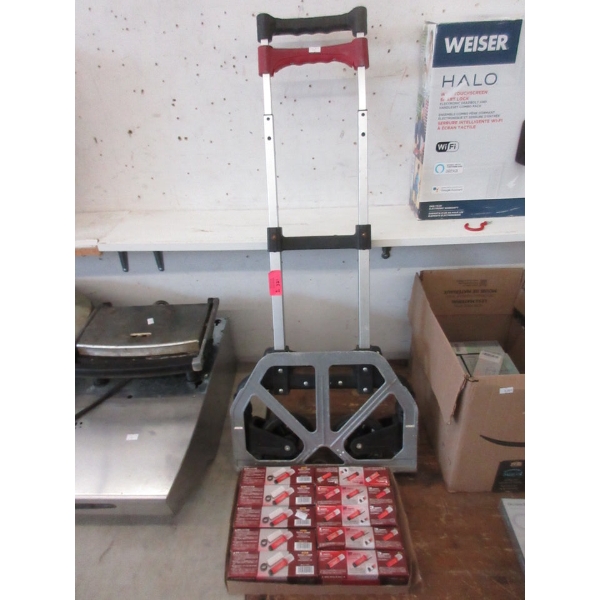 10 New LED Emergency flares & 1 Folding Dolly