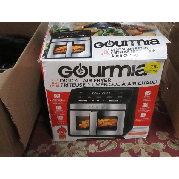 Gourmia Digital Air Fryer - 8 QT/7.6L