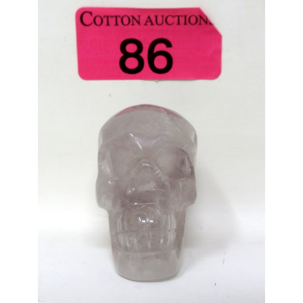 650.5 Carat Hand Carved Amethyst Gemstone Skull