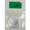 Image 1 : 1 Oz .9999 Silver 1995 Maple Leaf Coin 