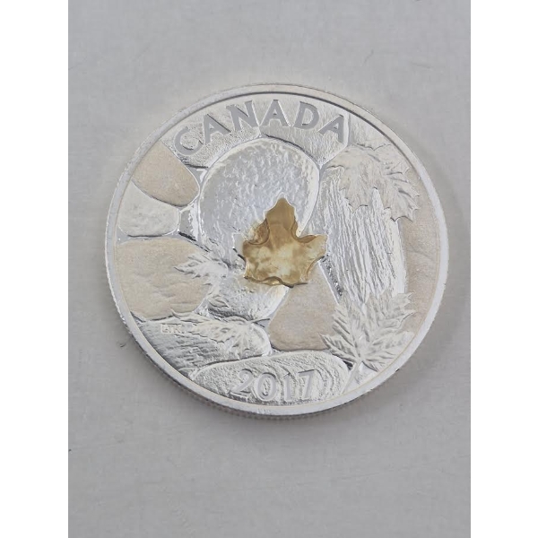 1 Oz .9999 Silver 2017 Canada $20 Coin 