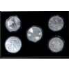 Image 2 : 5 Oz .9999 Silver 2023  World Coin Collection Set 
