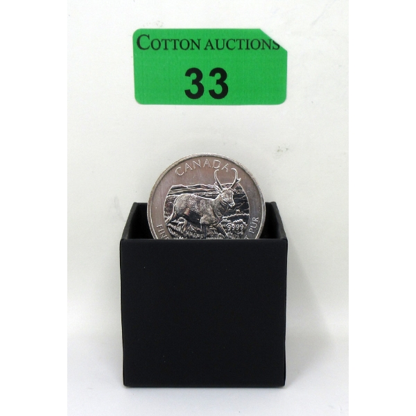 1 Oz .9999 Silver 2013 Pronghorn Antelope Coin 