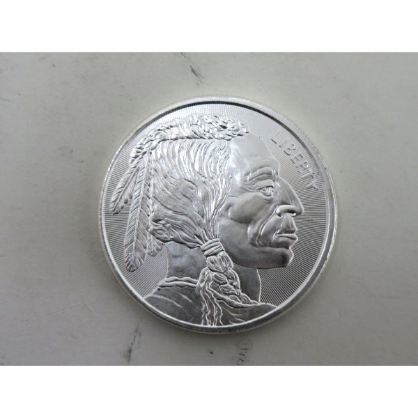 1 Oz .999 Silver Elemetal Mint Round 