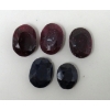 Image 1 : 81 CTW of 5 Loose Oval-Shape Gemstones