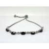 Image 1 : New Sterling Silver 5 Sapphire Bolo Bracelet
