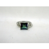 Image 1 : Mystic Topaz & Diamond Sterling Silver Ring