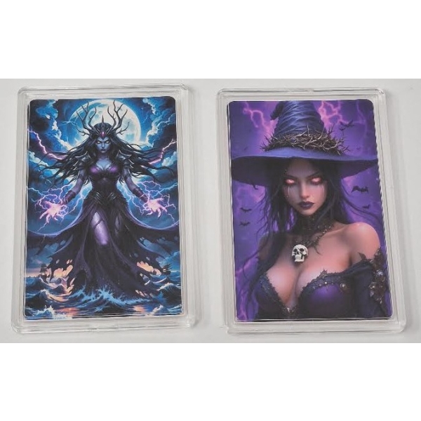 2 x 1 Oz .999 Copper Vixens Series Art Bars