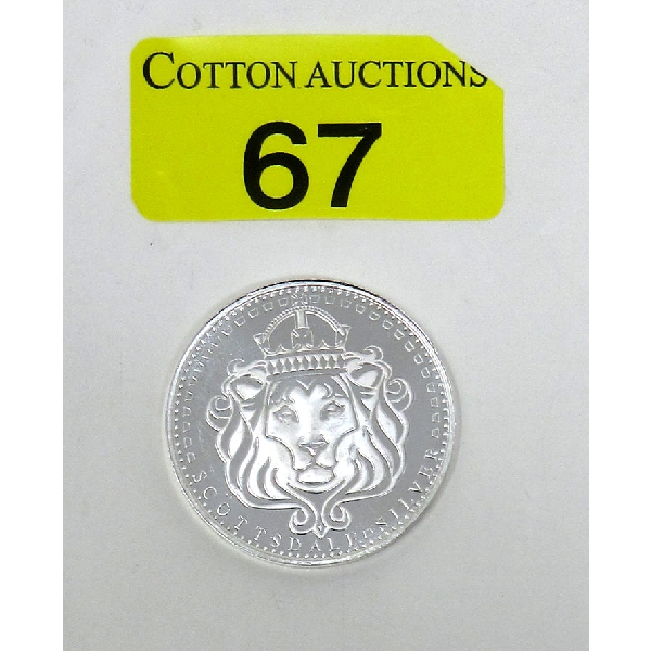 1 Oz .999 Silver "In Omnia Paratus" Round 