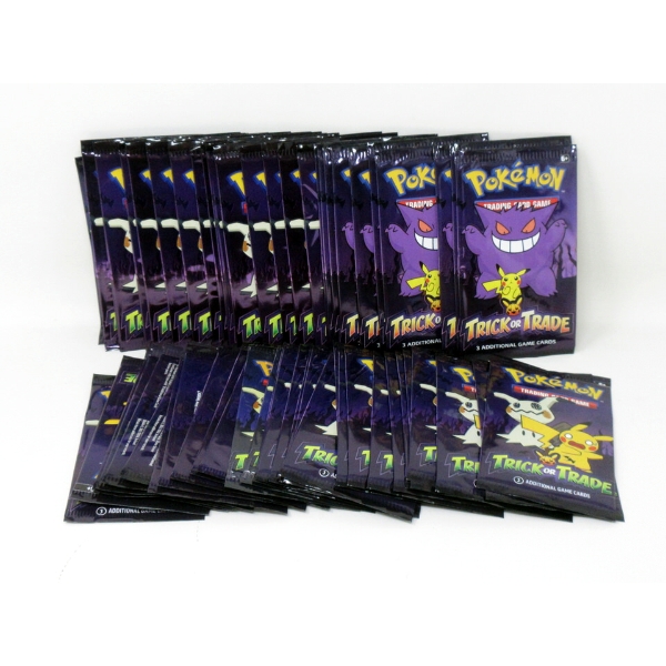 60 New Pokemon "Trick or Trade" Booster Packs 