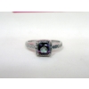 Image 2 : Mystic Topaz & Diamond Sterling Silver Ring 