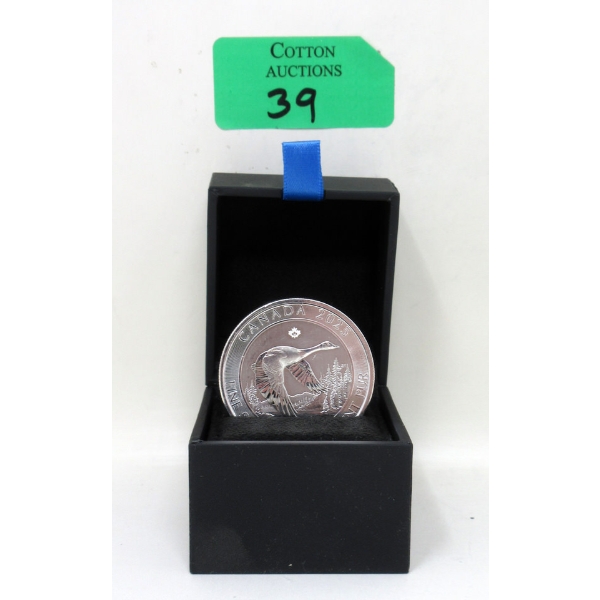 2 Oz .9999 Silver Canadian Goose Coin 