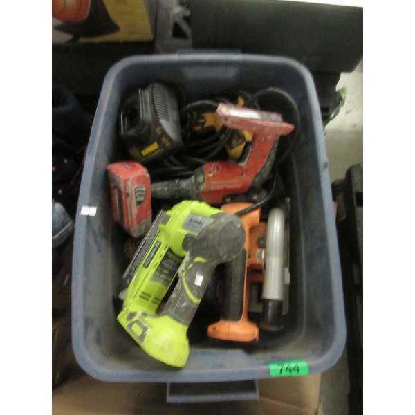 Tote of Assorted Tools - Preowned - As Is