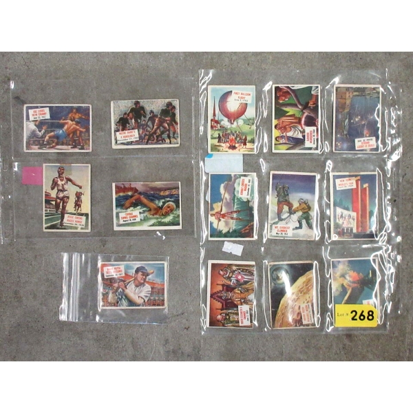 14 Rare 1954 Topps Scoop Trading Cards