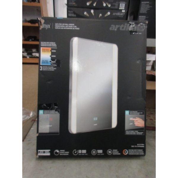 Artika "Onyx" Anti-Fog LED Wall Mirror