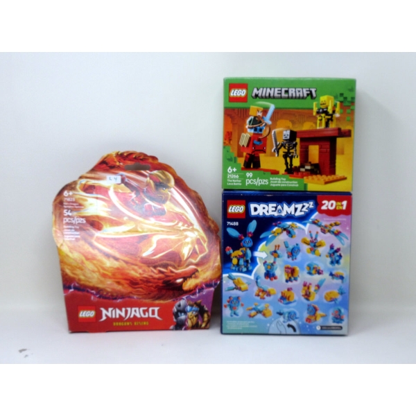3 New LEGO Building Toy Sets - Age 6+ & 7+