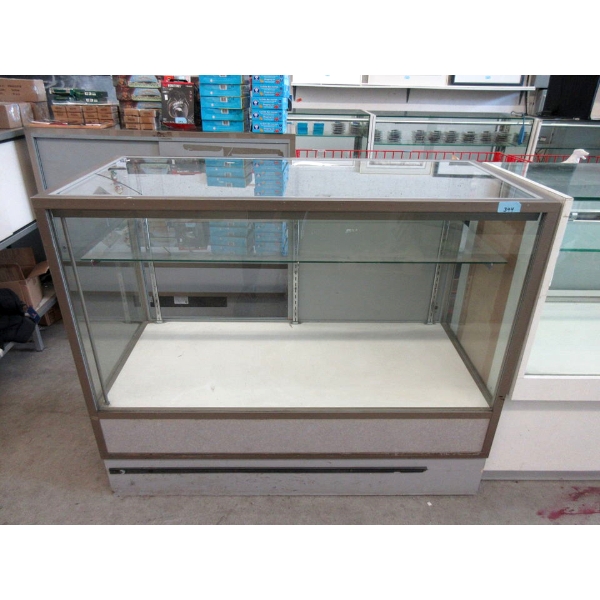 Floor Standing Glass Showcase with Lighting