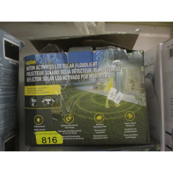 KODA Motion Activated Solar LED Floodlight