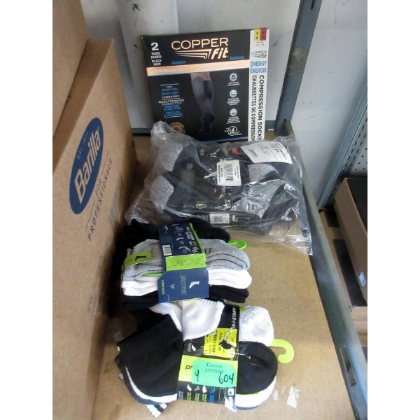 4 Packs of Assorted New Socks 