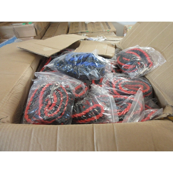 30 Assorted New Dog Harnesses & Collars with Leashes