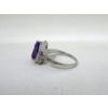 Image 4 : Amethyst & Diamond Ring and Amethyst  & Diamond Pendant Necklace