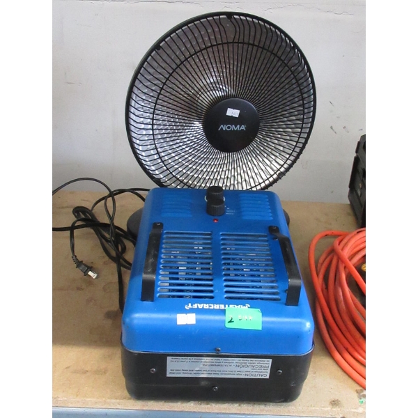 1 Noma & 1 Mastercraft Electric Heater - No Boxes