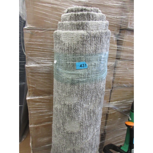 5' x 7' Sculpted Low Pile Area Carpet - Grey