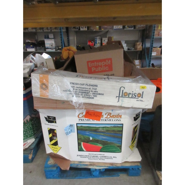 Skid of Preowned Storage Locker Goods