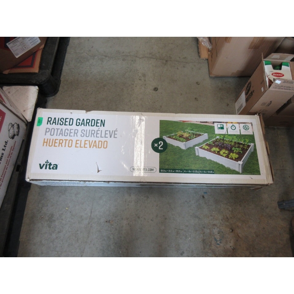 Pack of 2 Vita 4' x 4' Raised Garden Beds
